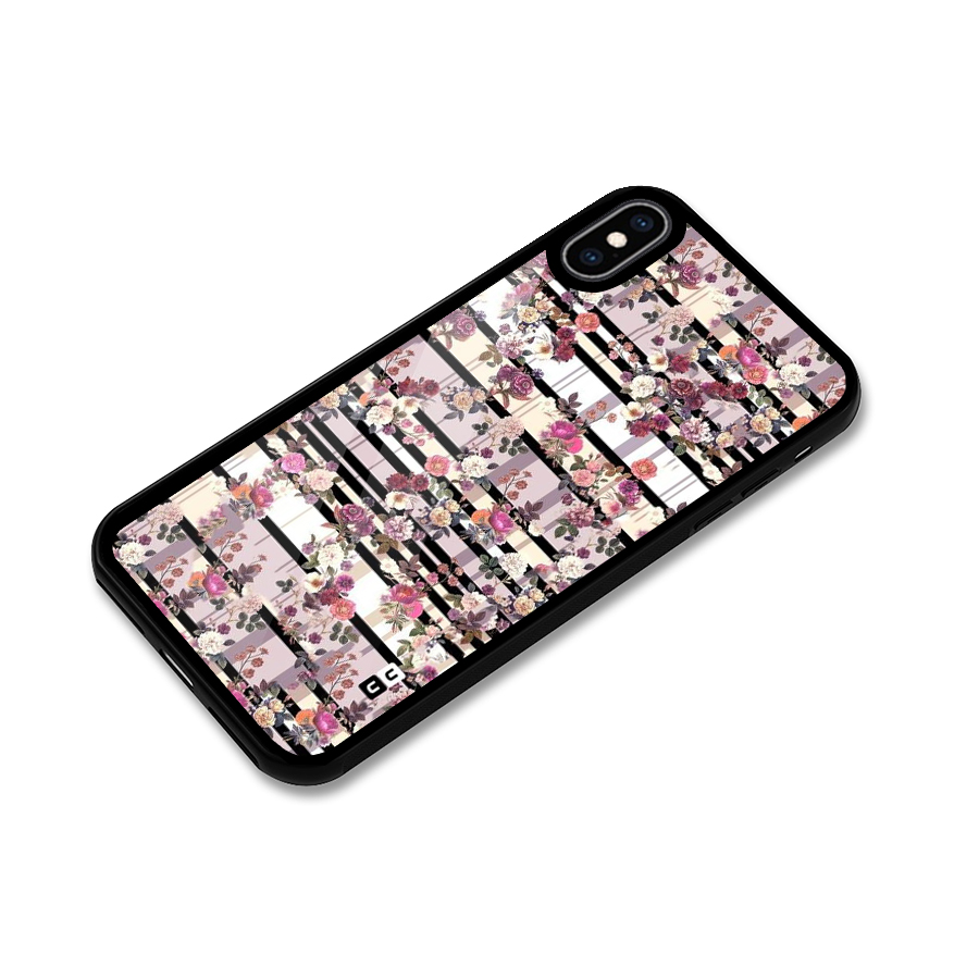 Beauty In Floral Glass Back Case for iPhone XS Max