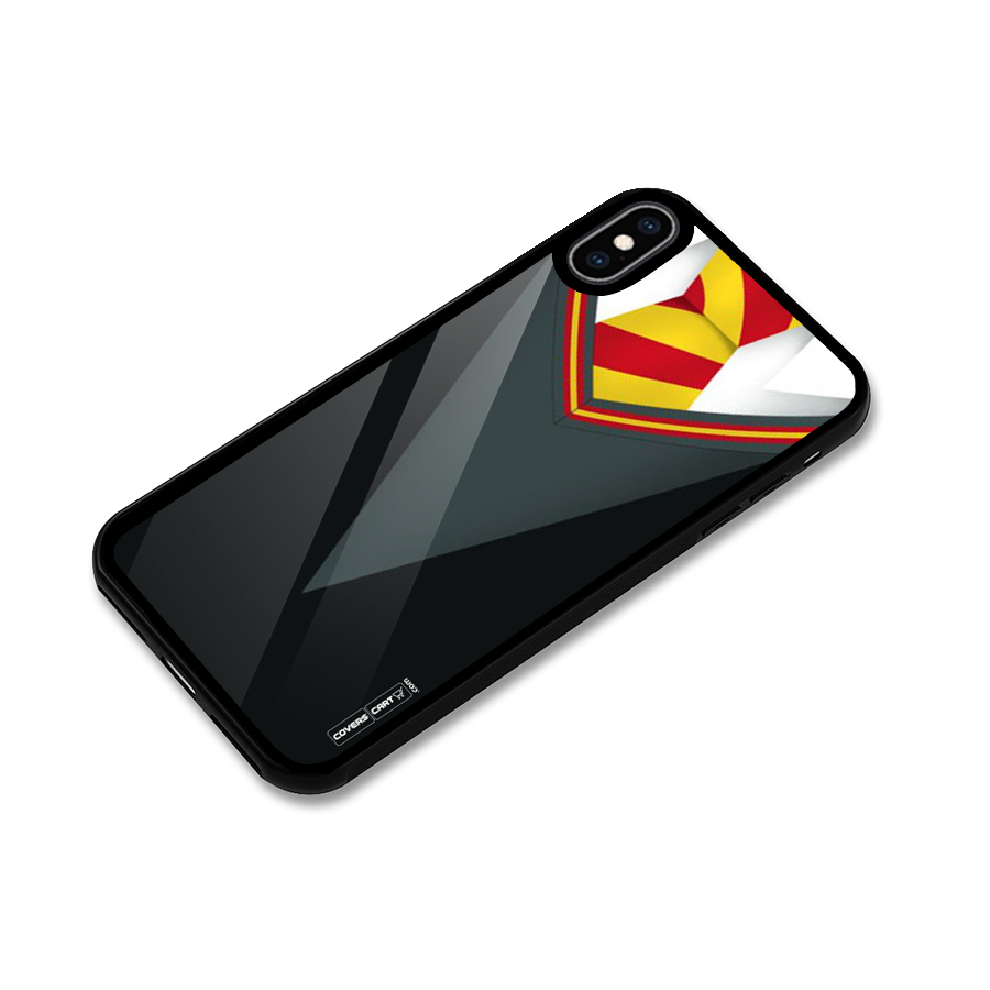 Brave Heart Glass Back Case for iPhone XS Max