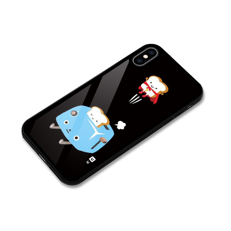 Bread Toast Glass Back Case for iPhone XS Max