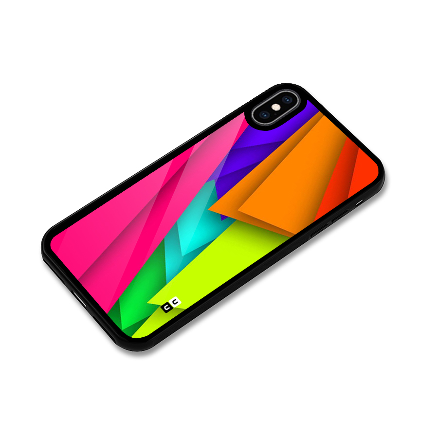Bring In Colors Glass Back Case for iPhone XS Max