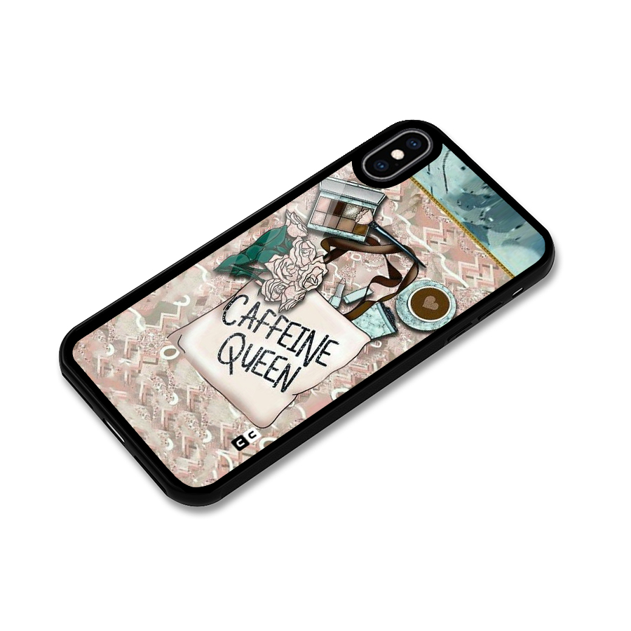 Caffeine Queen Glass Back Case for iPhone XS Max