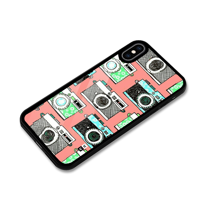 Cam Art Loving Glass Back Case for iPhone XS Max