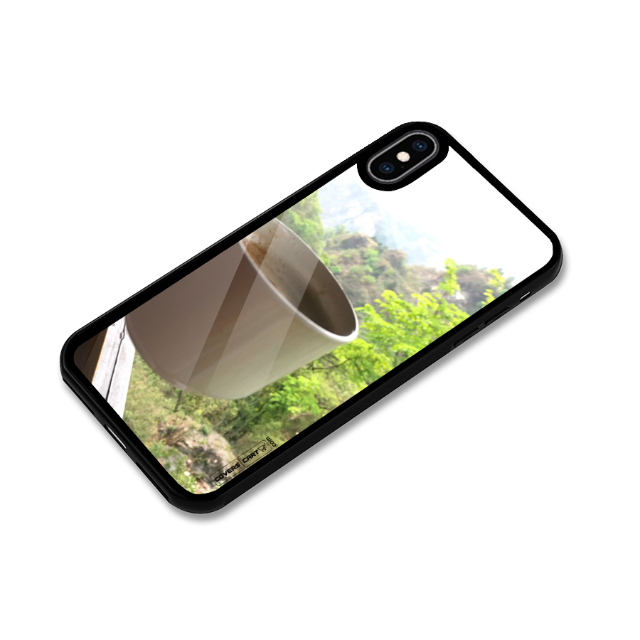 Chai With Mountain View Glass Back Case for iPhone XS Max