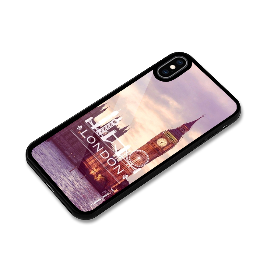 City Tower Glass Back Case for iPhone XS Max