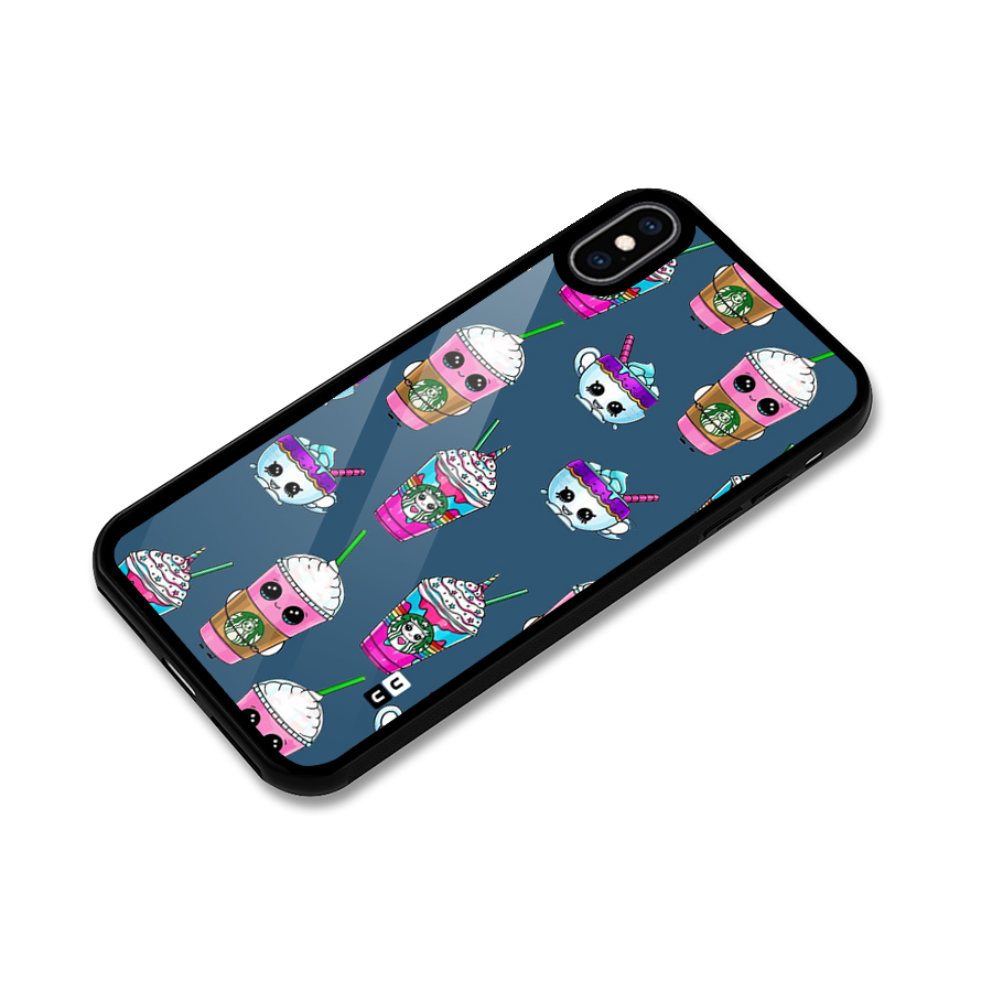 Coffee Mugs Glass Back Case for iPhone XS Max