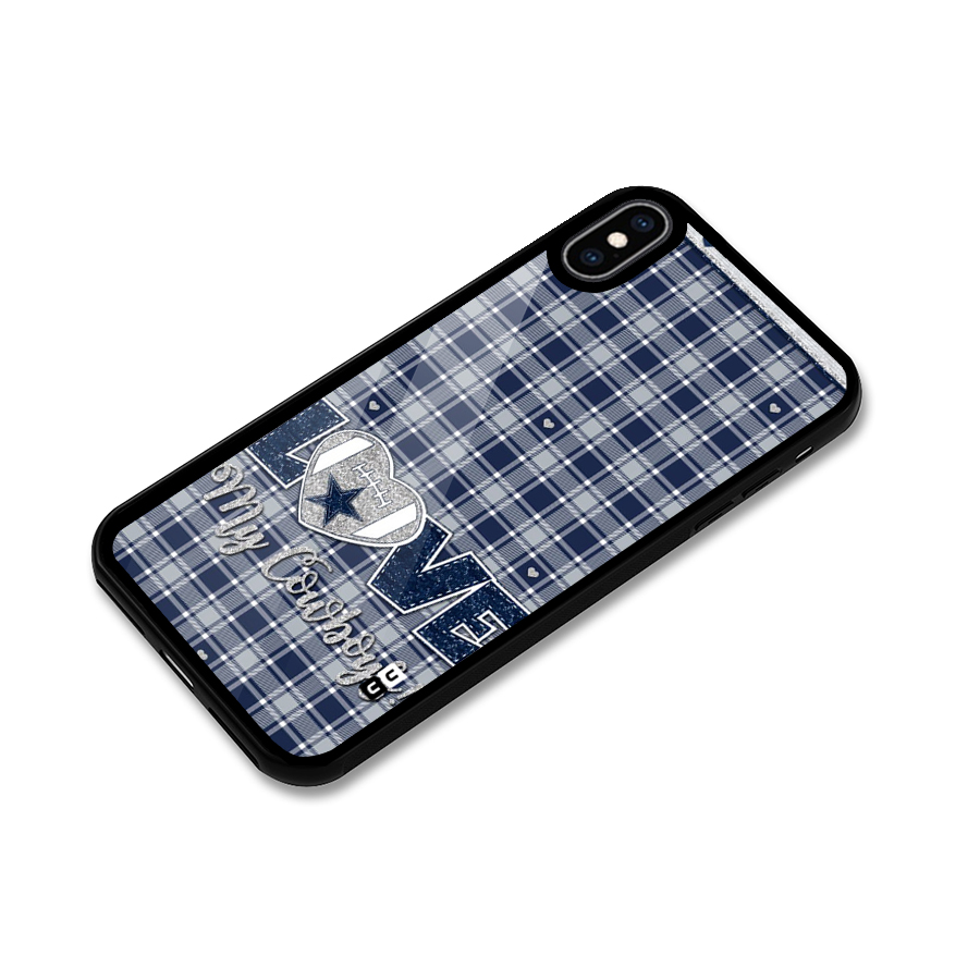 Cowboy Love Glass Back Case for iPhone XS Max