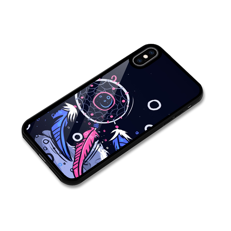 Dream Catcher Minimal Glass Back Case for iPhone XS Max