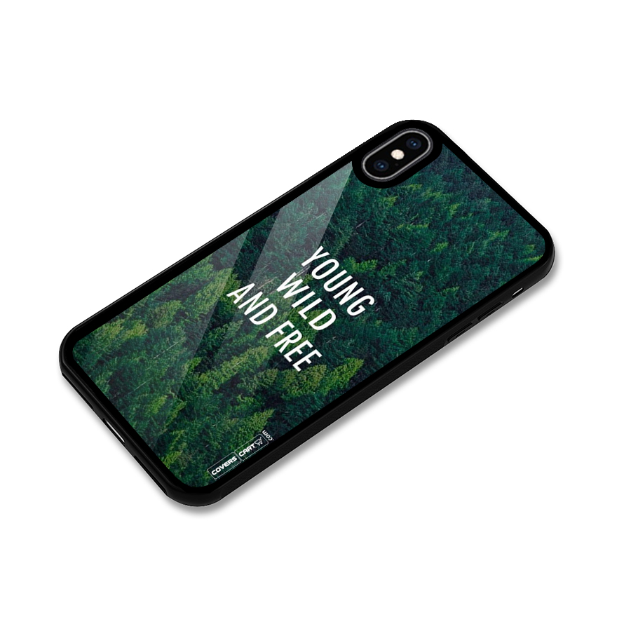 Forest Wanderlust Glass Back Case for iPhone XS Max