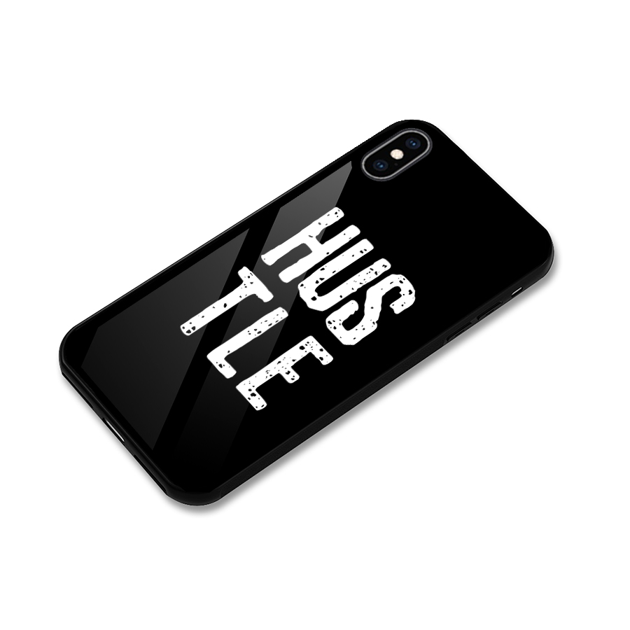 Hustle Glass Back Case for iPhone XS Max