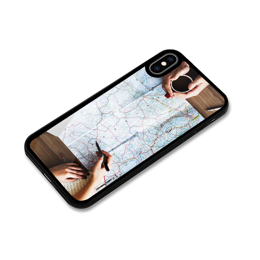 Just Travel Glass Back Case for iPhone XS Max