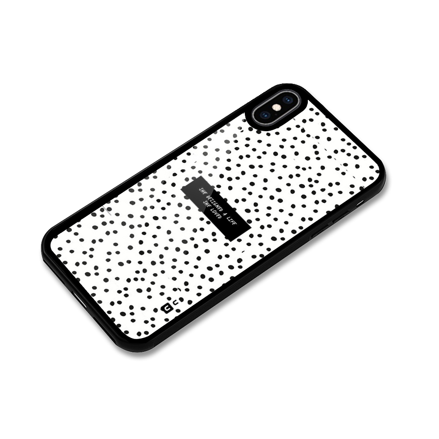 Life Loved Glass Back Case for iPhone XS Max