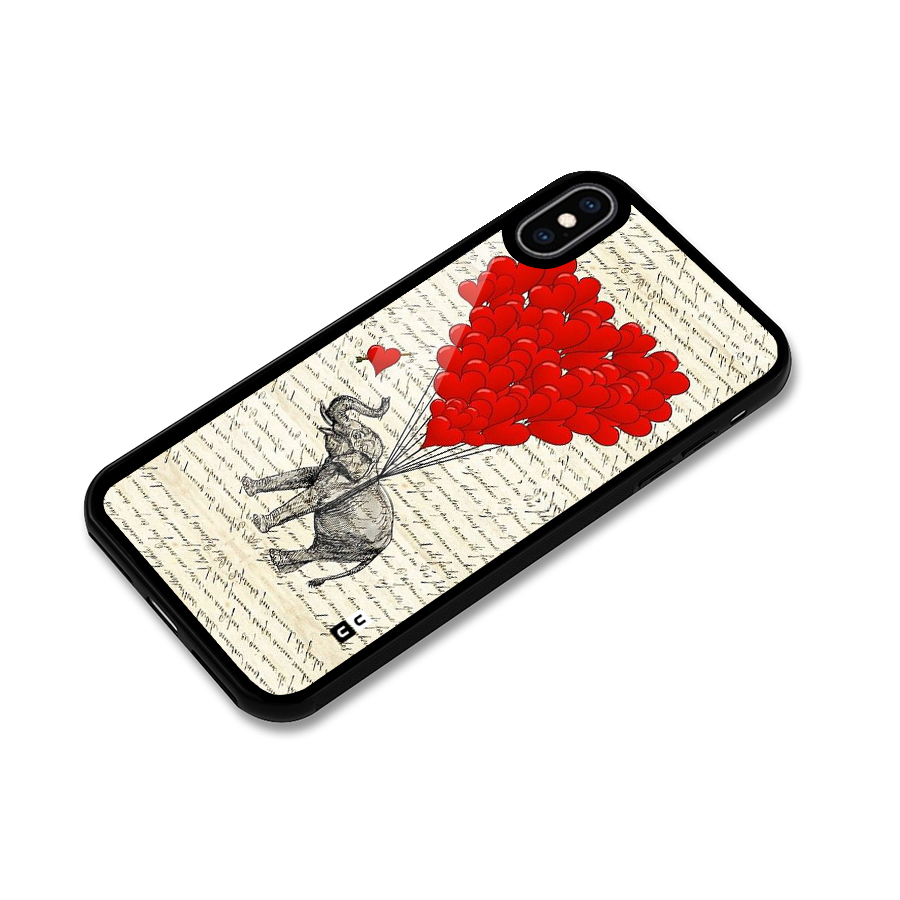 Love Weight Glass Back Case for iPhone XS Max