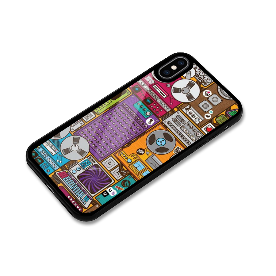 Music Decks Glass Back Case for iPhone XS Max