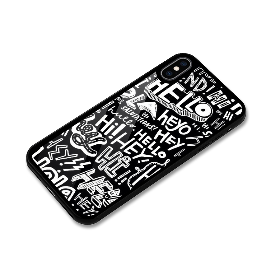 My Friend Glass Back Case for iPhone XS Max