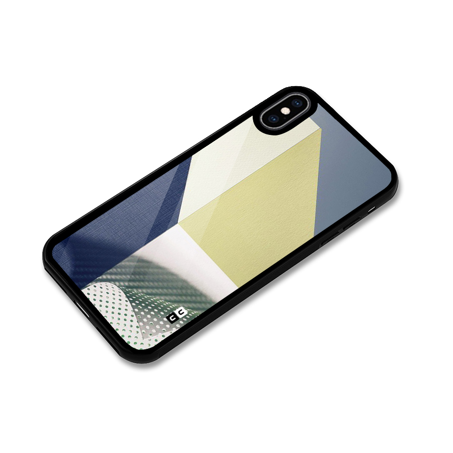 Paper Art Glass Back Case for iPhone XS Max