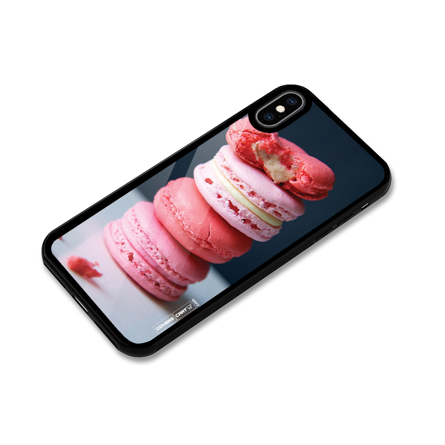 Pastel Macroons Glass Back Case for iPhone XS Max