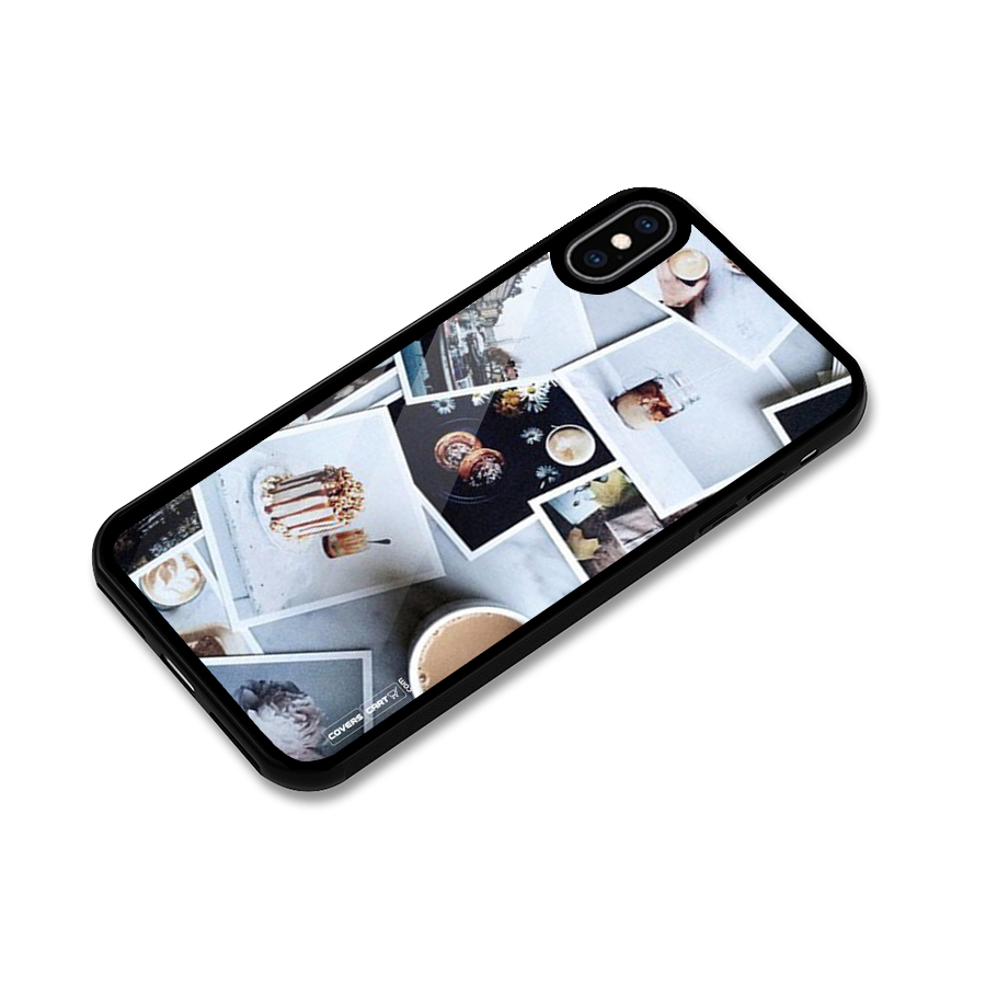 Pictures Coffee Glass Back Case for iPhone XS Max
