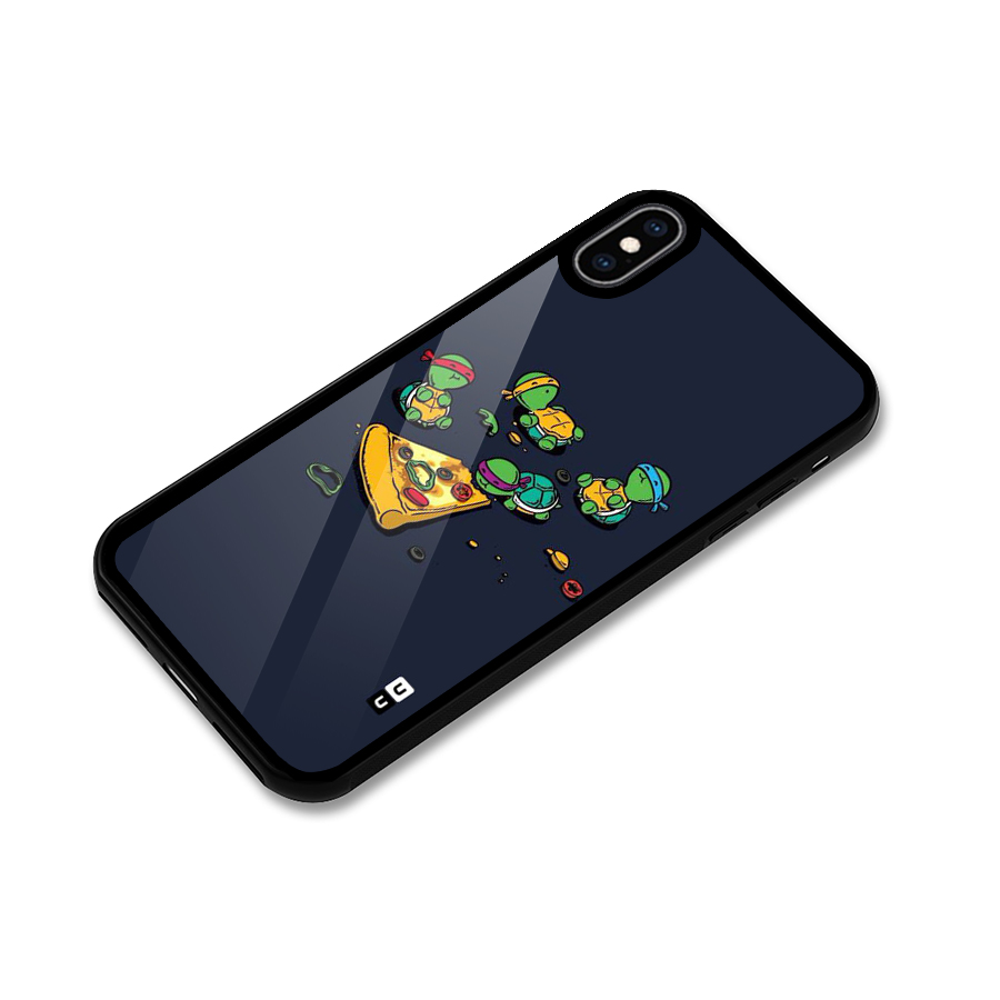 Pizza Overload Glass Back Case for iPhone XS Max
