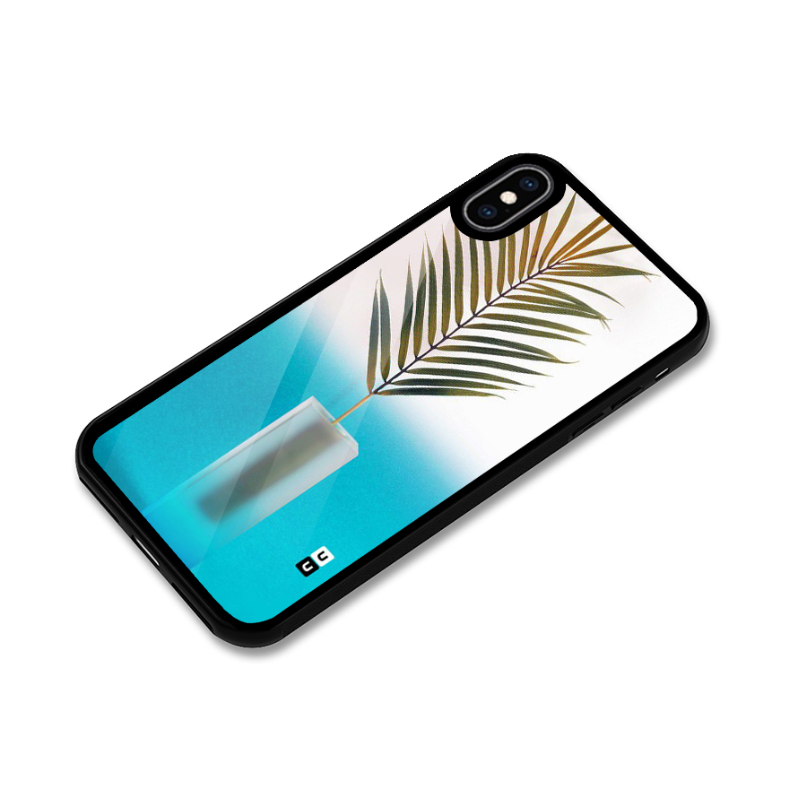 Plant Home Art Glass Back Case for iPhone XS Max