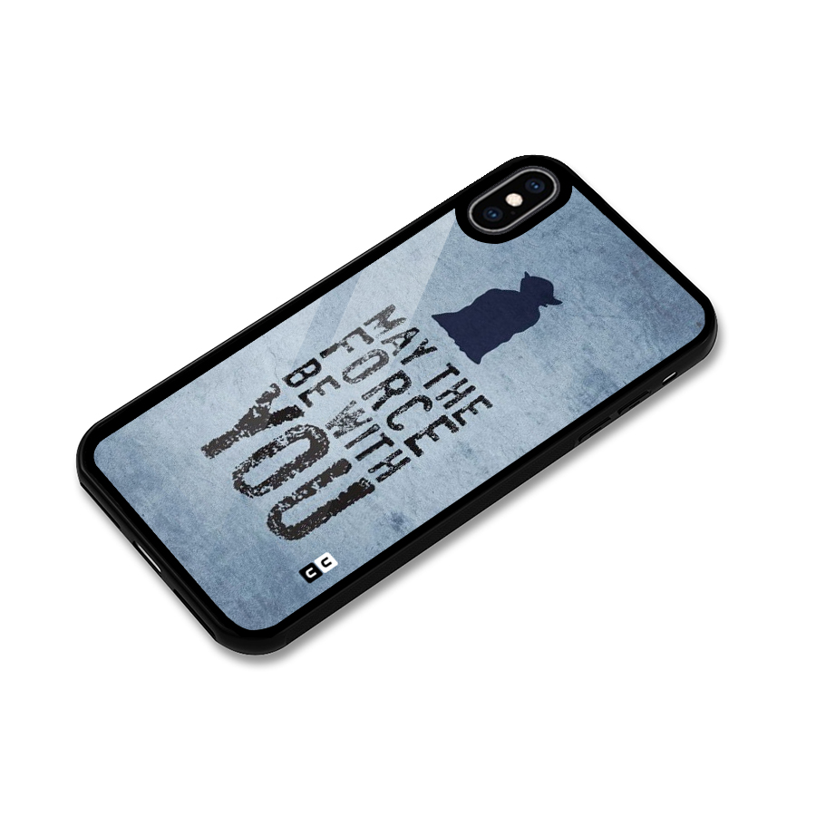 Power With You Glass Back Case for iPhone XS Max