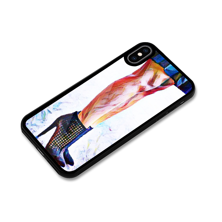 Sassy Heels Glass Back Case for iPhone XS Max