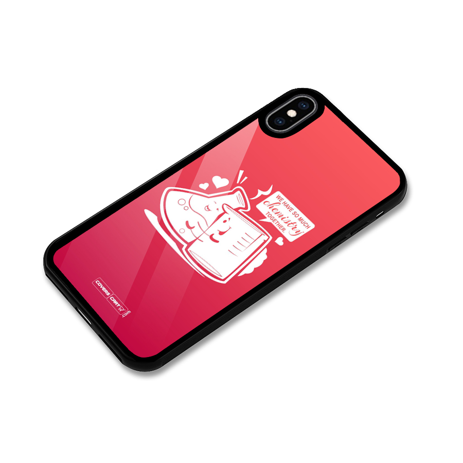 So Much Chemistry Glass Back Case for iPhone XS Max