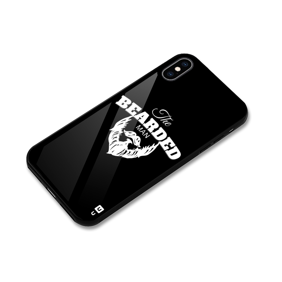 The Bearded Man Glass Back Case for iPhone XS Max