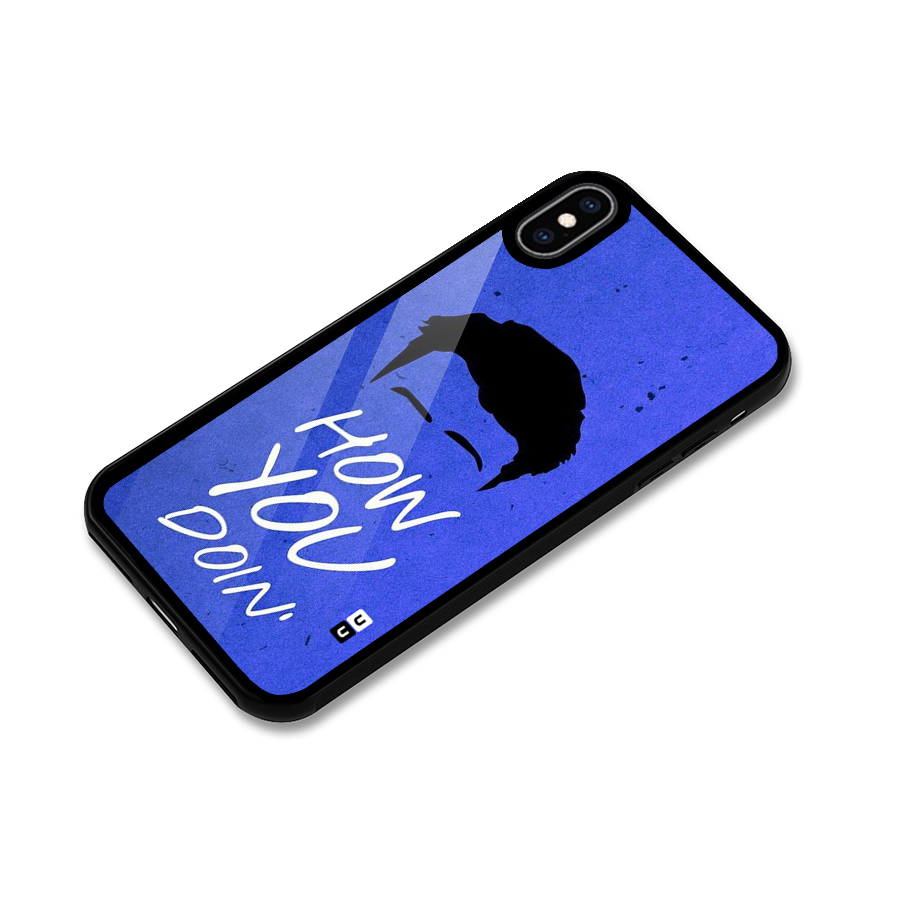 Wassup You Glass Back Case for iPhone XS Max