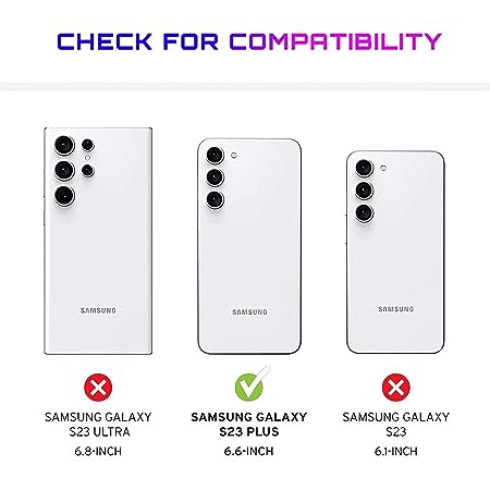 Crystal Clear Transparent Magsafe Back Case for Galaxy S23 Plus