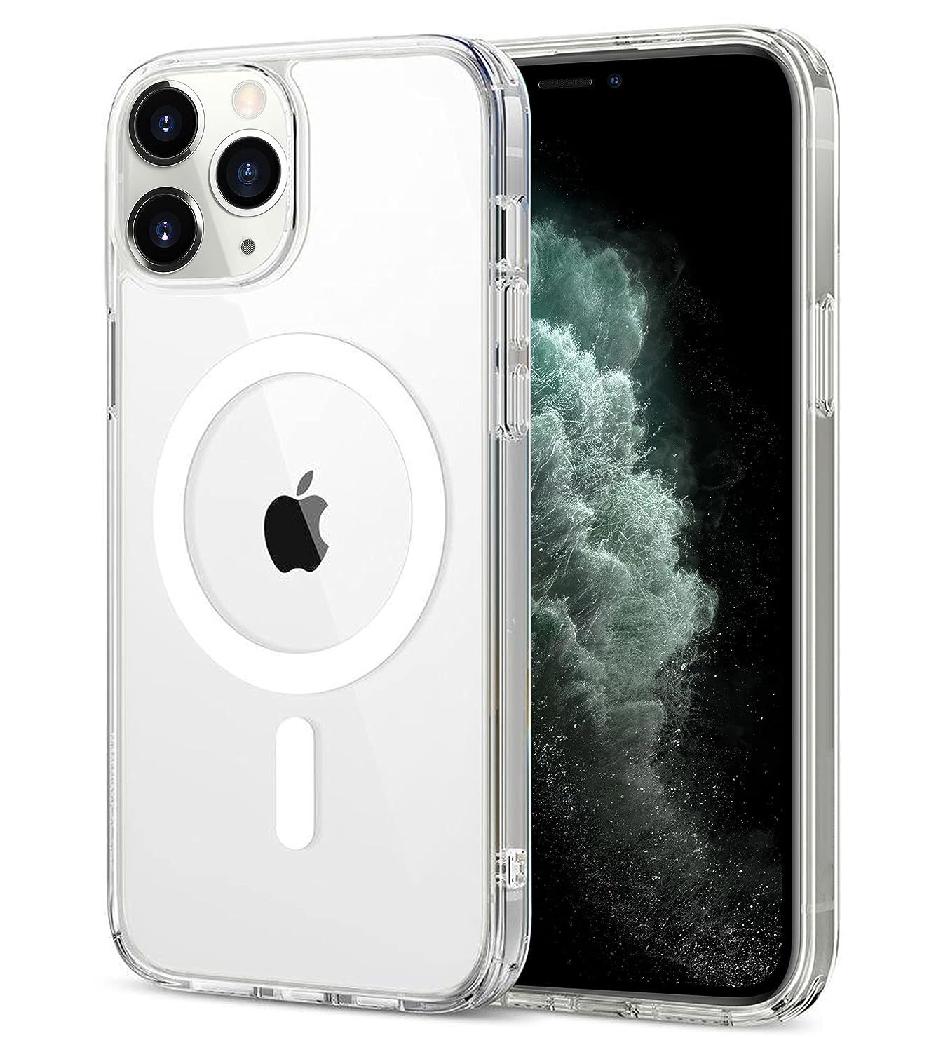 Crystal Clear Transparent Magsafe Back Case for iPhone 11 Pro Max