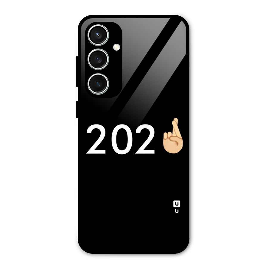 2021 Fingers Crossed Glass Back Case for Galaxy S23 FE