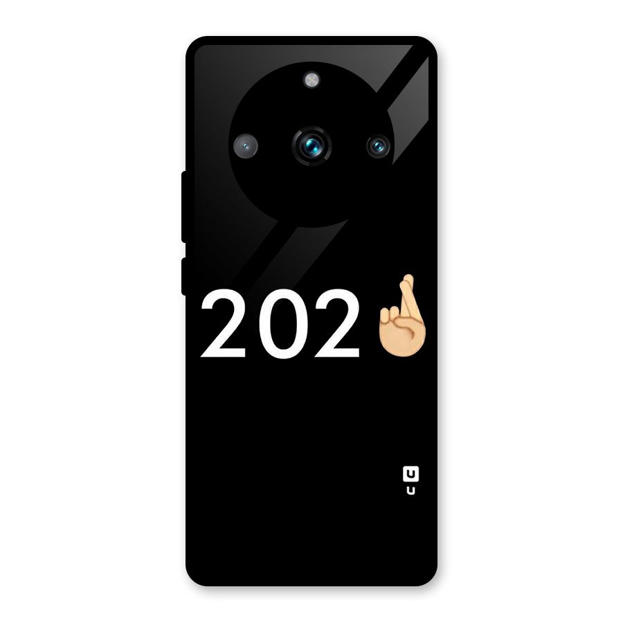 2021 Fingers Crossed Glass Back Case for Realme 11 Pro