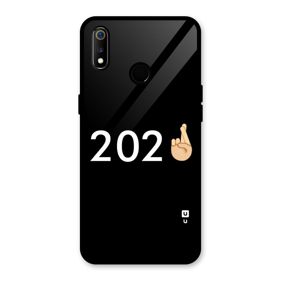 2021 Fingers Crossed Glass Back Case for Realme 3i