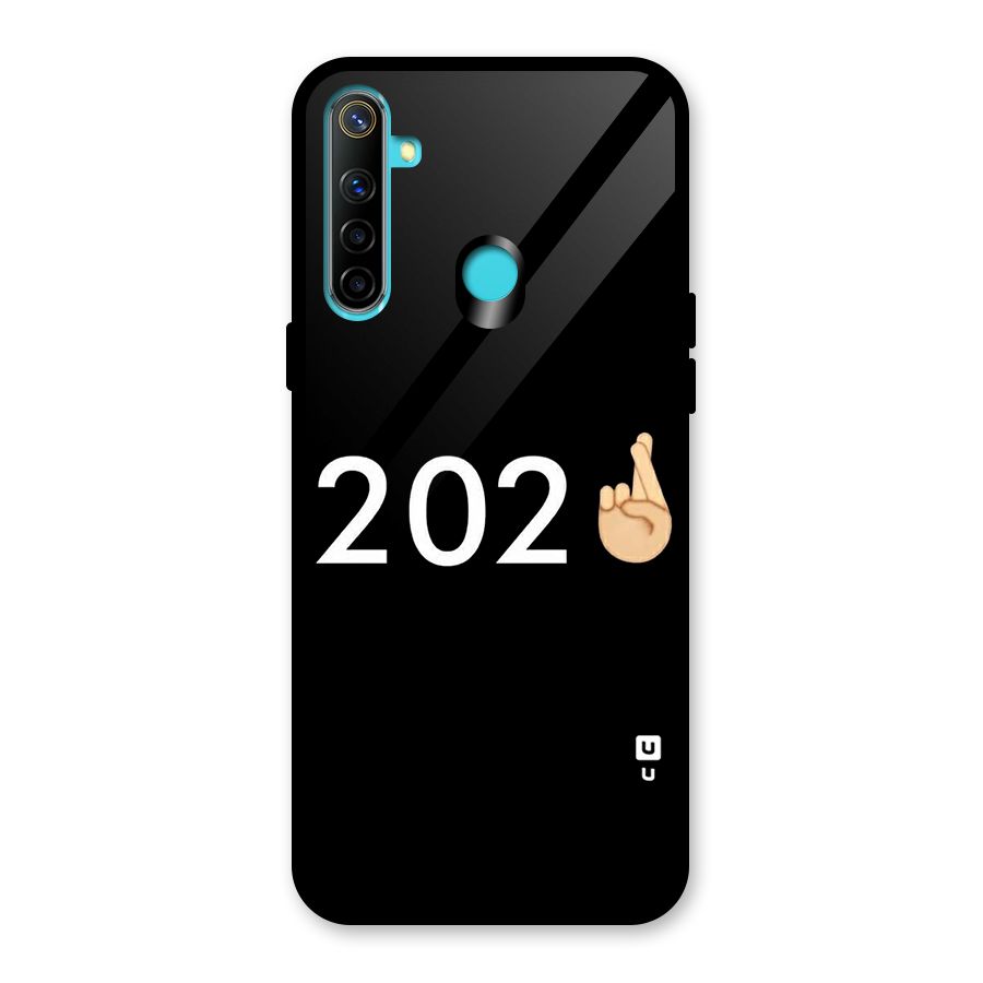 2021 Fingers Crossed Glass Back Case for Realme Narzo 10