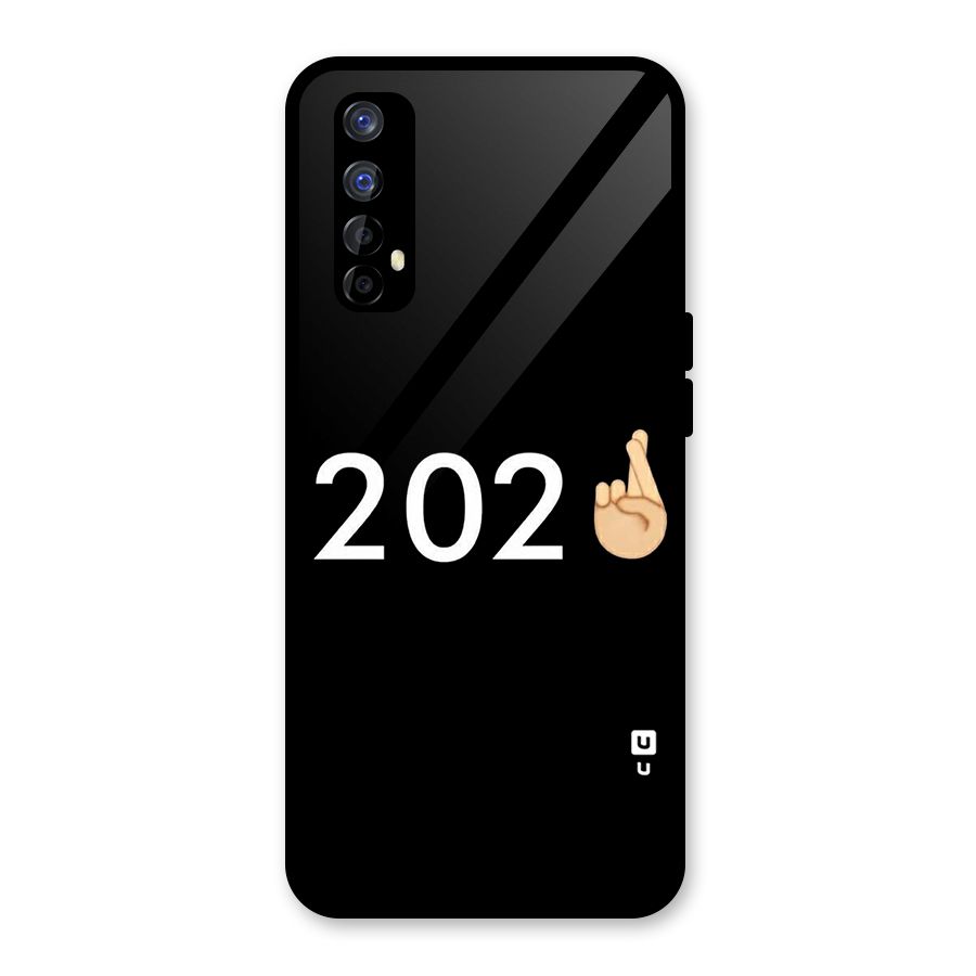 2021 Fingers Crossed Glass Back Case for Realme Narzo 20 Pro