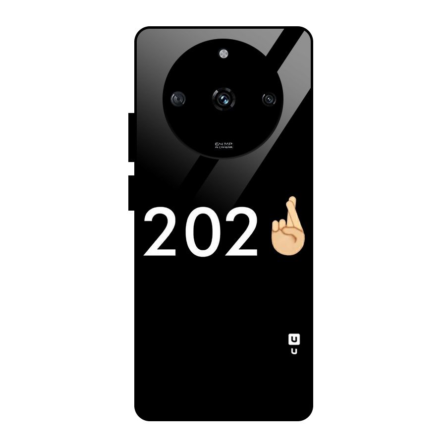 2021 Fingers Crossed Glass Back Case for Realme Narzo 60 5G
