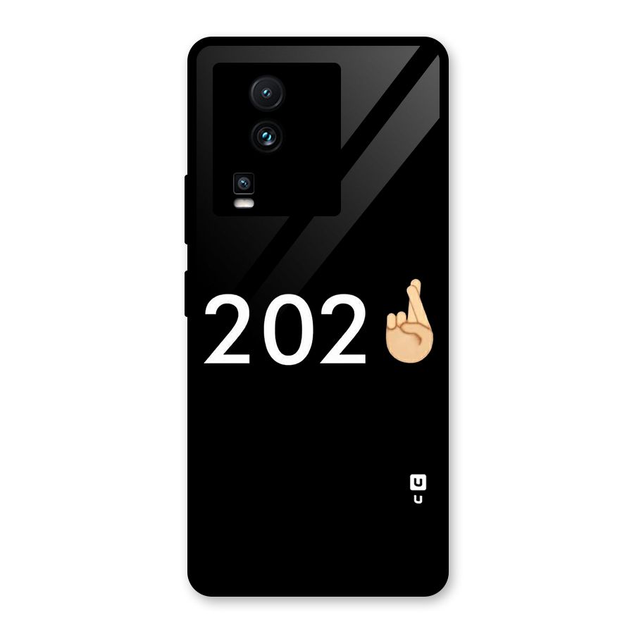 2021 Fingers Crossed Glass Back Case for Vivo iQOO Neo 7 Pro
