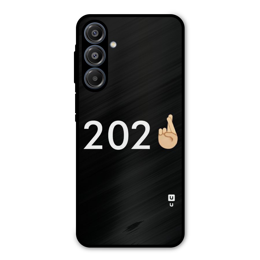 2021 Fingers Crossed Metal Back Case for Galaxy A16 5G