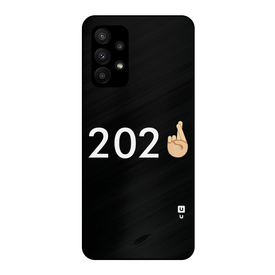 2021 Fingers Crossed Metal Back Case for Galaxy A23
