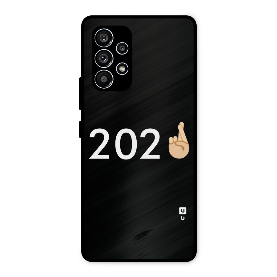 2021 Fingers Crossed Metal Back Case for Galaxy A53 5G