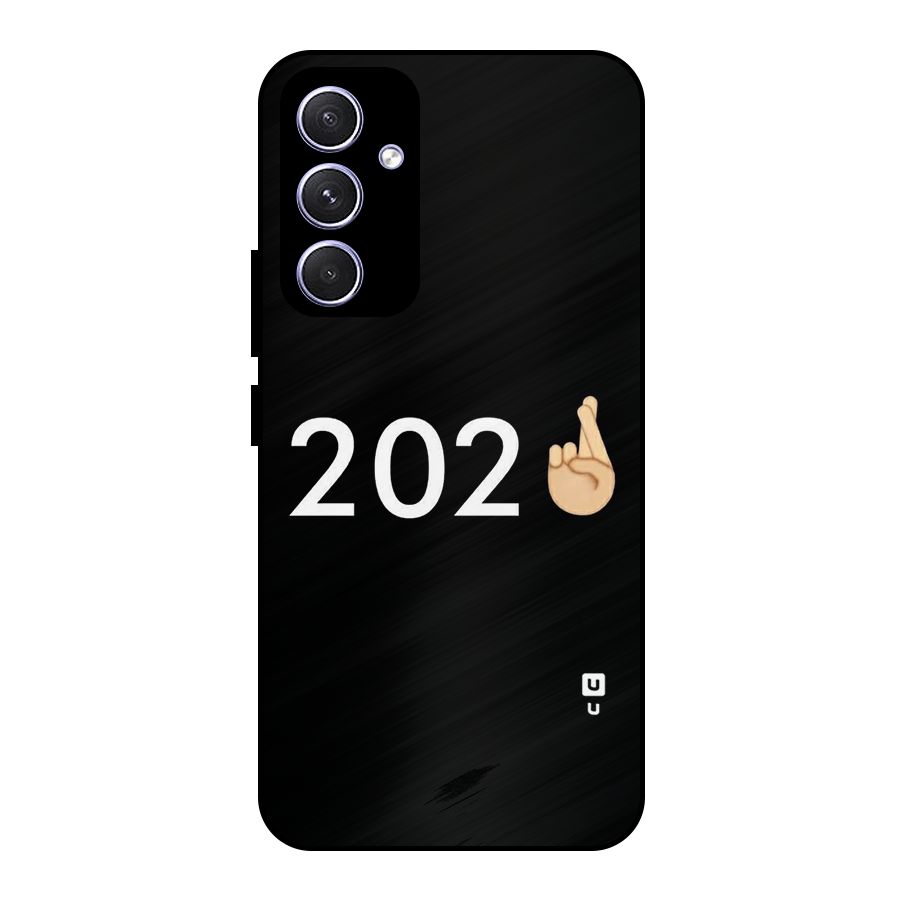 2021 Fingers Crossed Metal Back Case for Galaxy A54