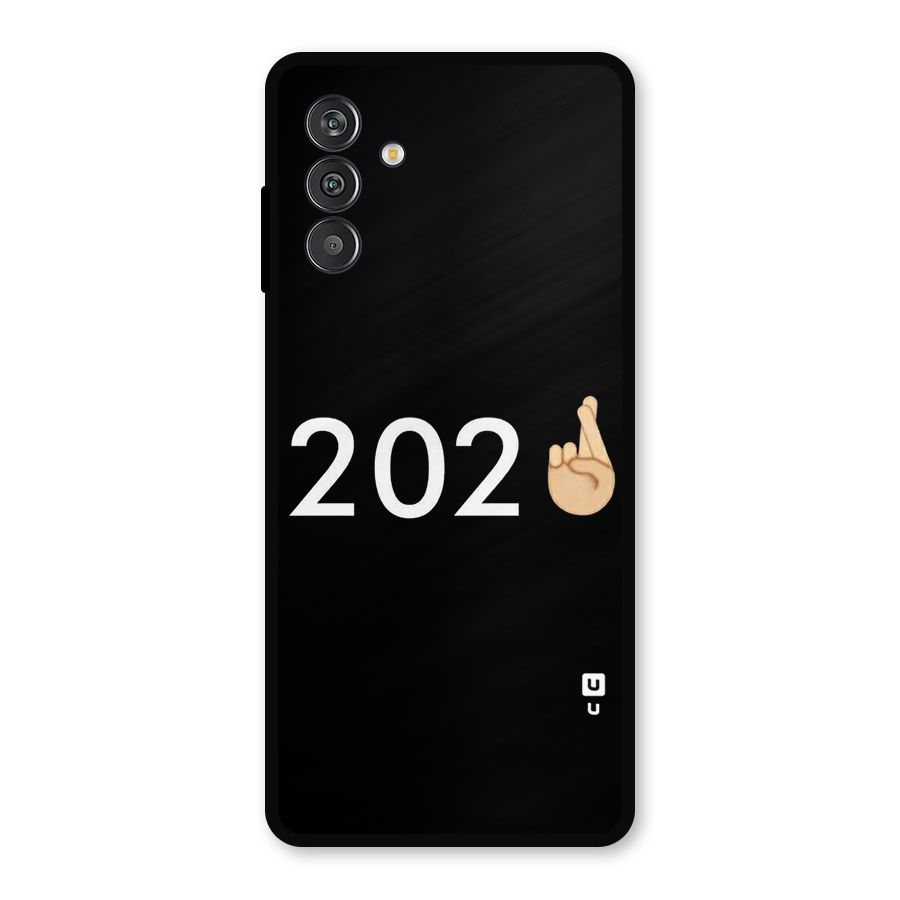 2021 Fingers Crossed Metal Back Case for Galaxy F13