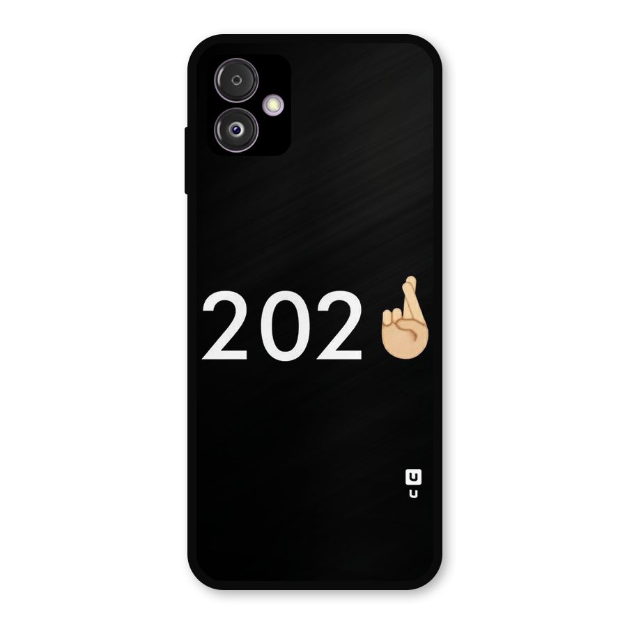 2021 Fingers Crossed Metal Back Case for Galaxy F14