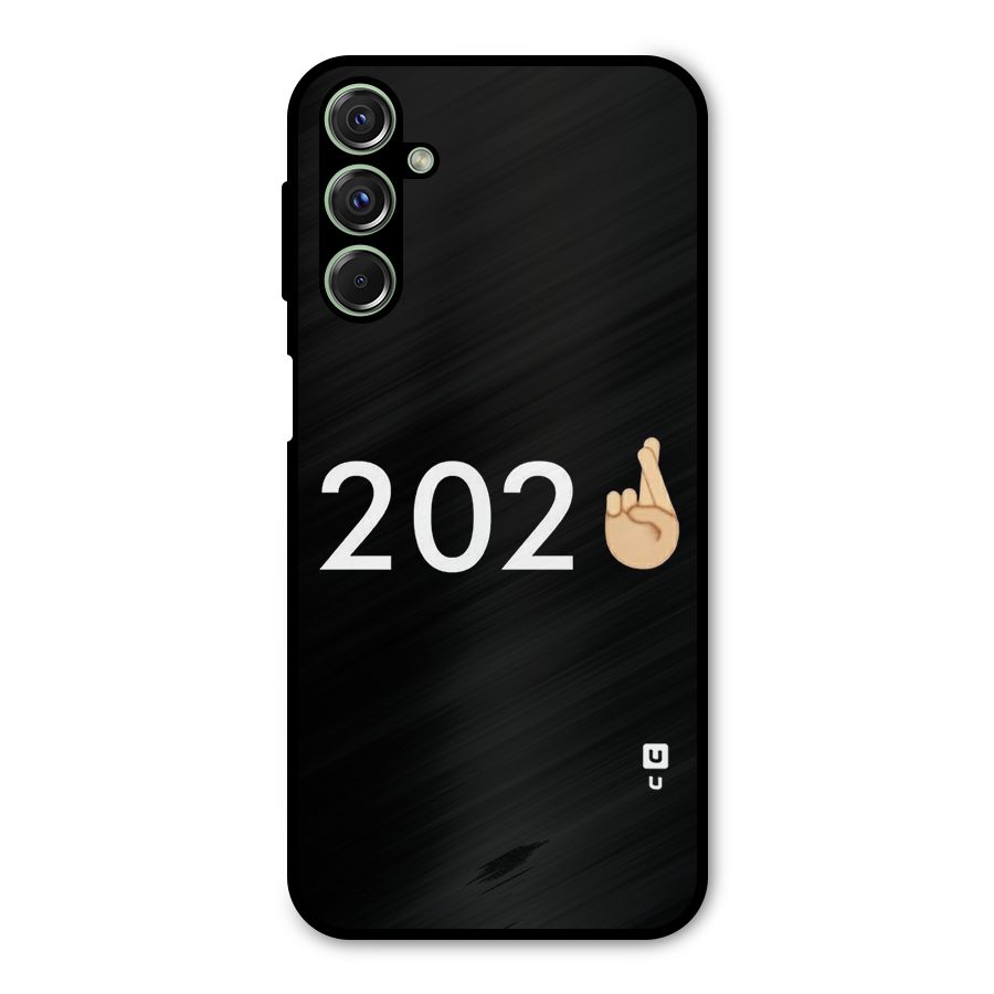 2021 Fingers Crossed Metal Back Case for Galaxy F34