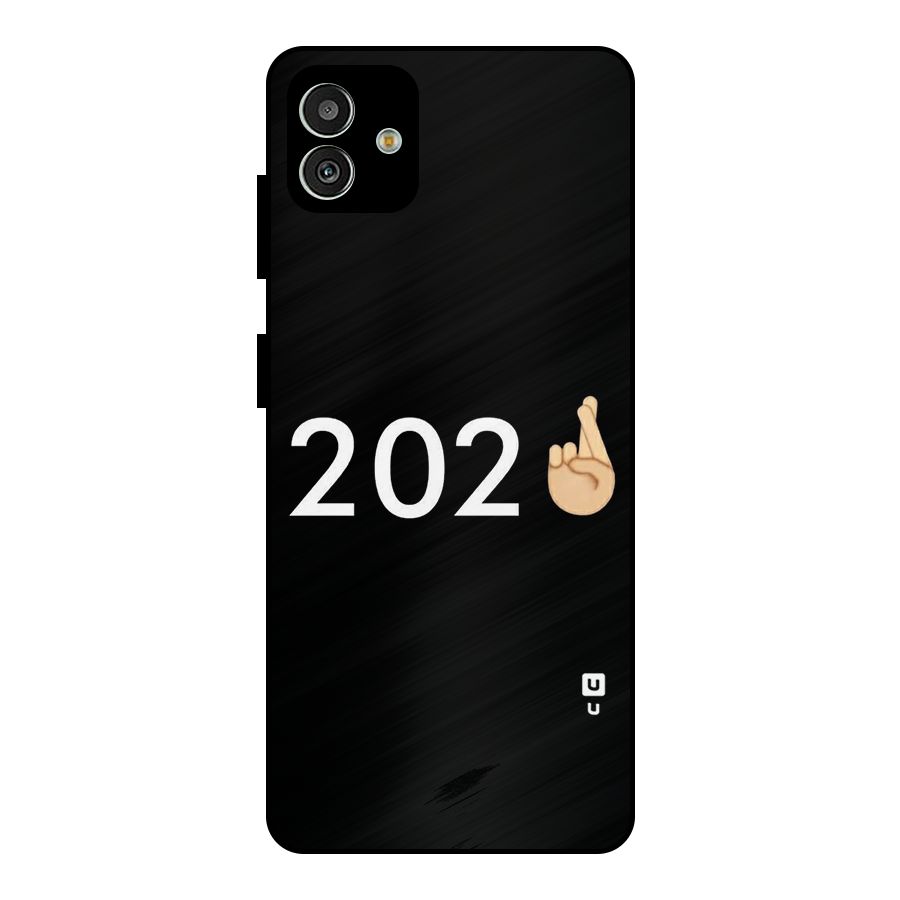 2021 Fingers Crossed Metal Back Case for Galaxy M13 5G