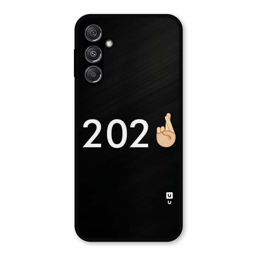 2021 Fingers Crossed Metal Back Case for Galaxy M34 5G