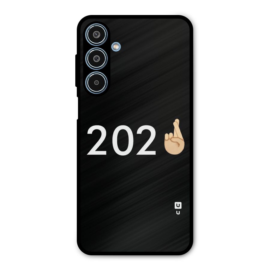 2021 Fingers Crossed Metal Back Case for Galaxy M35
