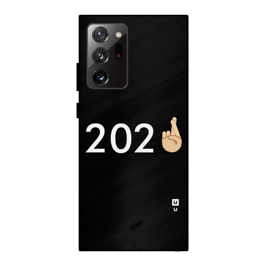 2021 Fingers Crossed Metal Back Case for Galaxy Note 20 Ultra