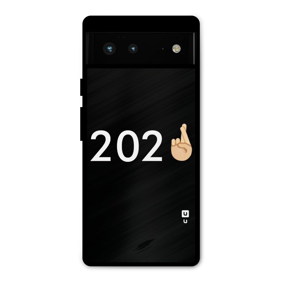 2021 Fingers Crossed Metal Back Case for Google Pixel 6