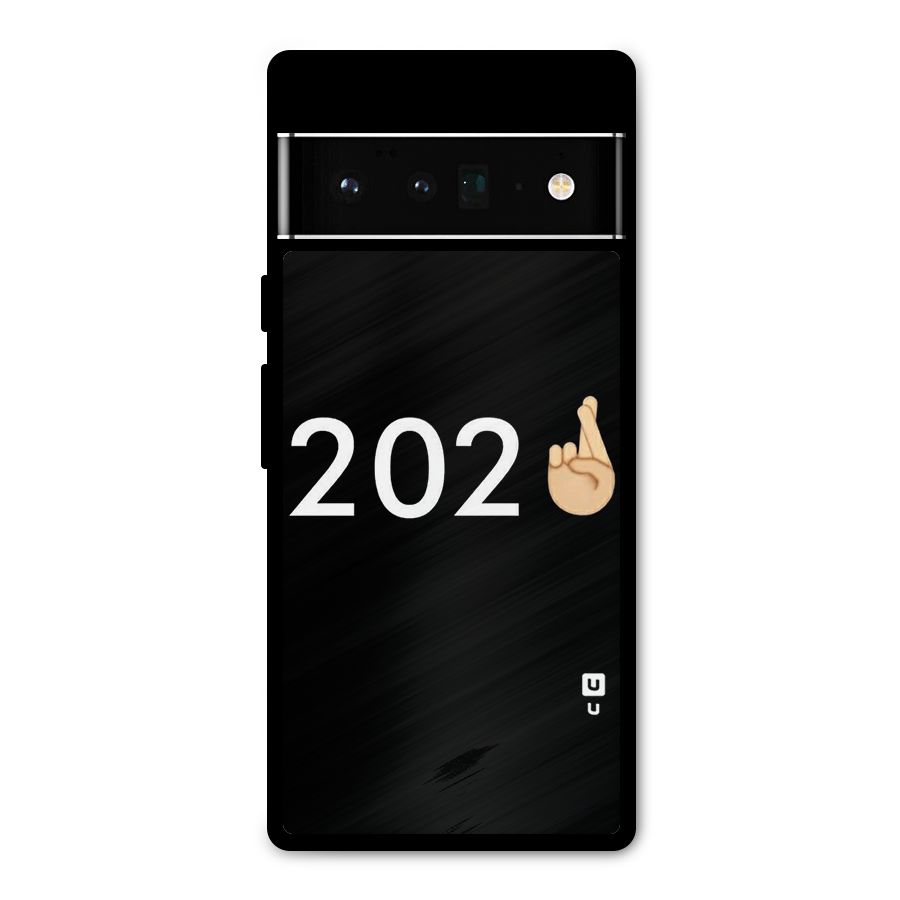 2021 Fingers Crossed Metal Back Case for Google Pixel 6 Pro